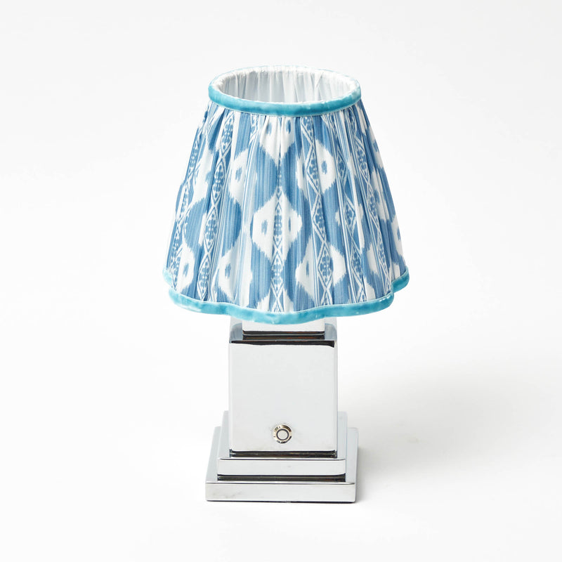 Chrome Rechargeable Table Lamp Stand