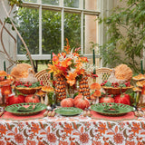 Artisanal decorative turkey crafted elegantly with raffia.
