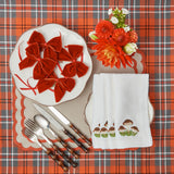 Elevate your dining decor with the intimate charm of Burnt Orange Napkin Bows (Set of 4).