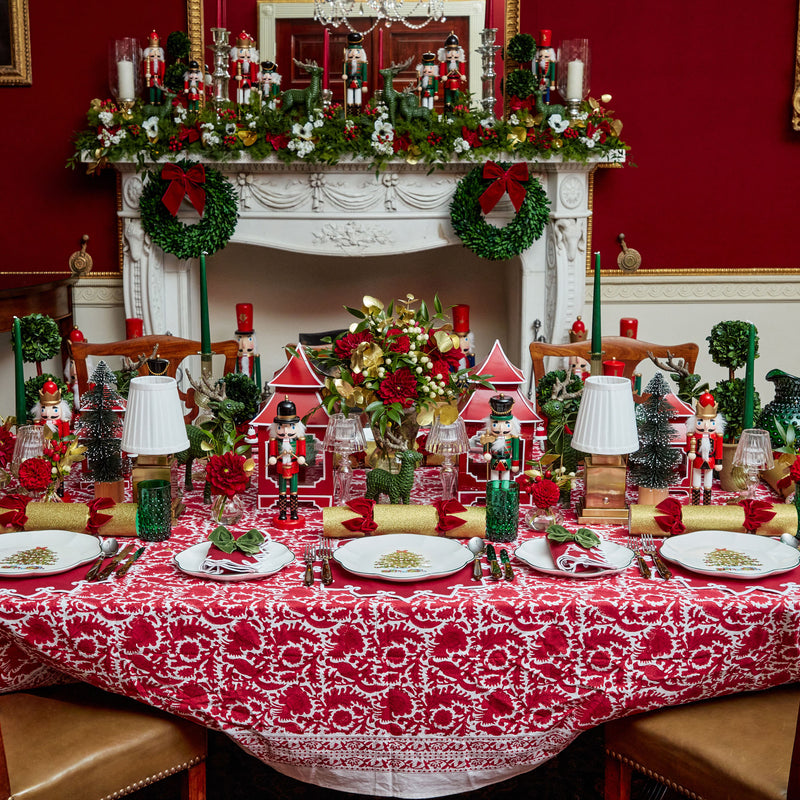 Enhance your holiday decor with the stunning beauty of our Emerald Green Hobnail Jug, adding a touch of tradition to your Christmas festivities and serving your favorite holiday beverages.