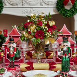 The Berry Red Pagoda Lantern Set is perfect for holiday celebrations.
