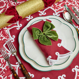 Add a festive flair to your dining decor with this placemats and napkins set.