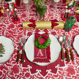 Set a merry and inviting table with these Red Berry Placemats.