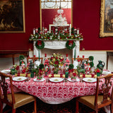 Adorn your holiday table with these lovely red berry napkins.
