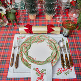 Elegant and timeless, Red Berry Plates perfect for holiday entertaining.
