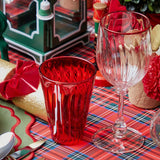 These Cranberry Red Glasses are perfect for festive gatherings and celebrations.