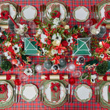 Set the stage for a festive feast with Katherine Green & Red Placemats (Set of 4).