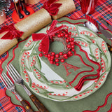 Welcome the season with the Red Berry Wreaths Set, a collection of four wreaths that exude the warmth and joy of the holidays with their bright red berry accents.