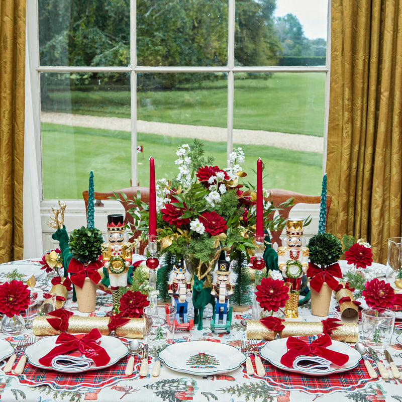 Experience the warmth and charm of the holiday season with Katherine Tartan Placemats & Napkins.