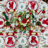 Set the stage for holiday cheer with these beautifully patterned tartan napkins.