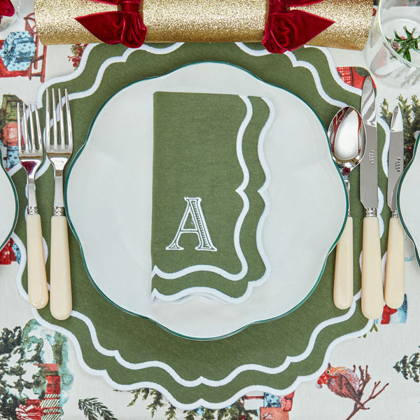 Set the scene for a stylish holiday gathering with Katherine Green Placemats (Set of 4).
