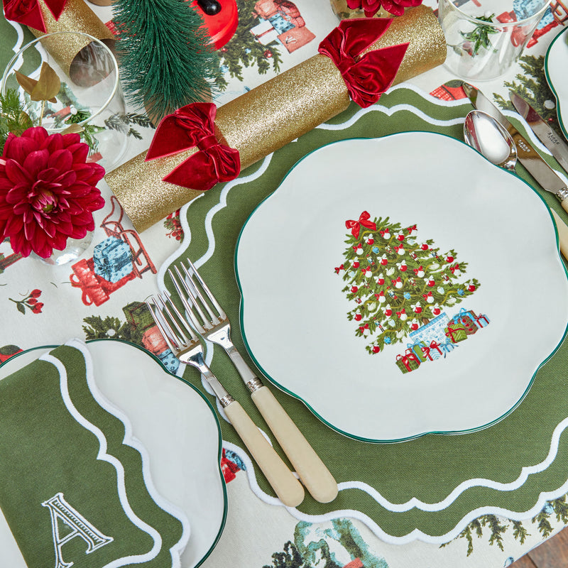 Create a welcoming atmosphere with Katherine Green Napkins, a versatile addition to any setting.