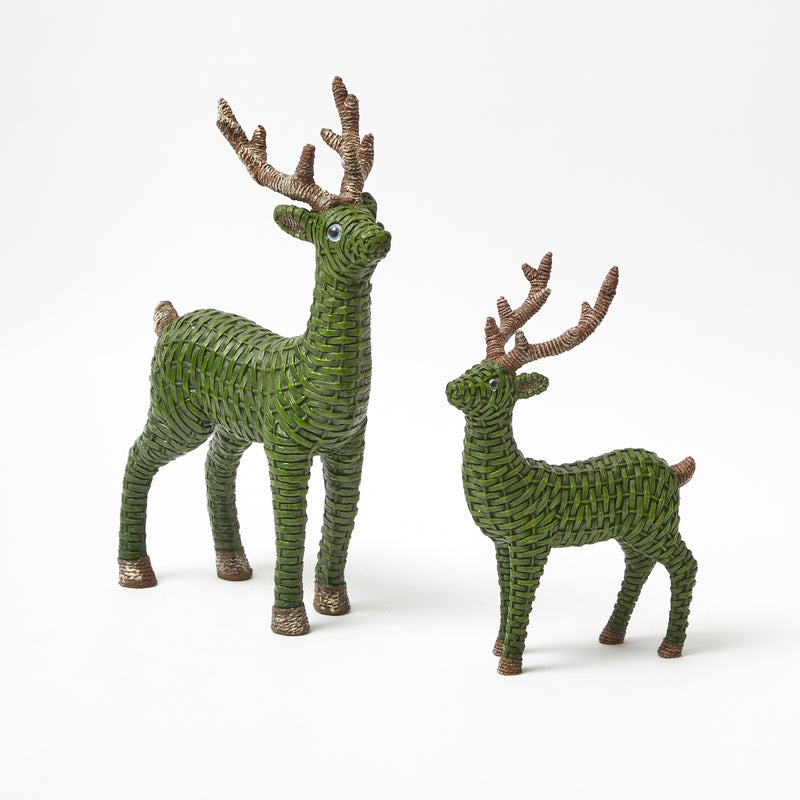 These reindeer figures capture the essence of holiday magic.