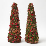 Make your holiday celebrations extra special with the Pinecone and Berry Tree, a charming tree adorned with pinecones and berries that combines the magic of nature with the festive joy of the season.