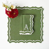 Katherine Green Napkins (Set of 4): Elevate your dining experience with a touch of elegance.