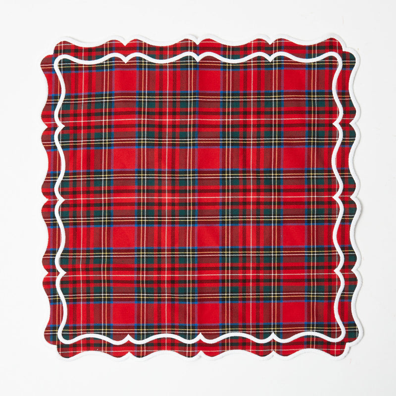 Create lasting memories at your holiday meals with Katherine Tartan Napkins (Set of 4).