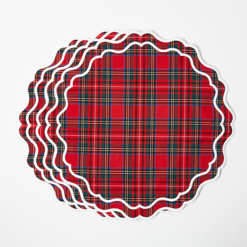 Add a touch of nostalgia to your holiday feasts with Katherine Tartan Placemats & Napkins.
