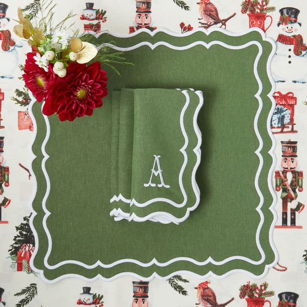 Add a fresh, vibrant charm to your table setting with Katherine Green Napkins (Set of 4).
