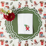 Celebrate the beauty of the season with the White Hand Embroidered Father Christmas Napkins, a must-have for adding a touch of Christmas joy to your celebrations and infusing your decor with handcrafted elegance.