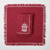 Enjoy the perfect blend of style and function with these versatile red napkins.