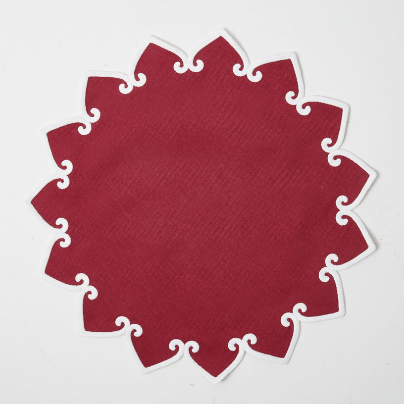 Celebrate the season in style with Angelina Red Berry Placemats.