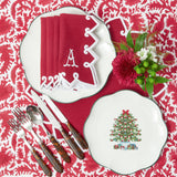 Transform your dining experience with Angelina Red Berry Placemats & Napkins (Set of 4).