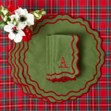 Embrace the joy of the holidays with Katherine Green & Red Placemats & Napkins Set of 4, designed to make your festive meals even more memorable.