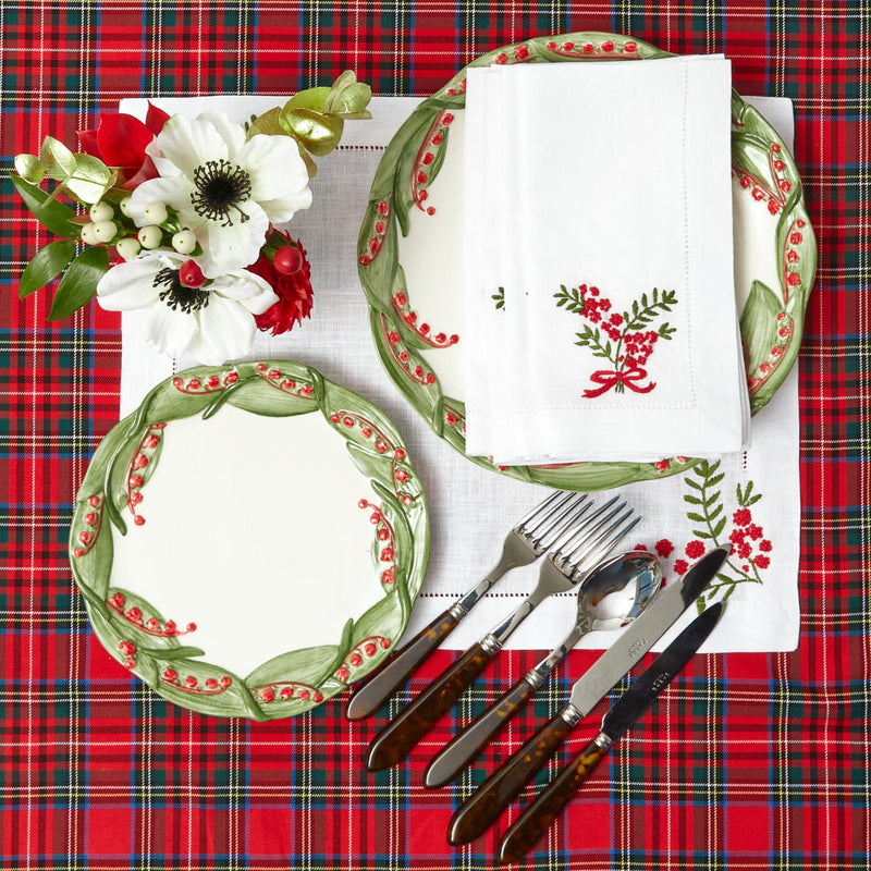 Start your holiday traditions with the Red Berry Starter Plate, a charming and holiday-themed plate that adds a touch of timeless sophistication to your gatherings, featuring the delightful red berry designs.