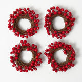 Embrace the beauty of the season with the Red Berry Wreaths Set, featuring four wreaths adorned with vibrant red berries that evoke the joy and merriment of the holidays.