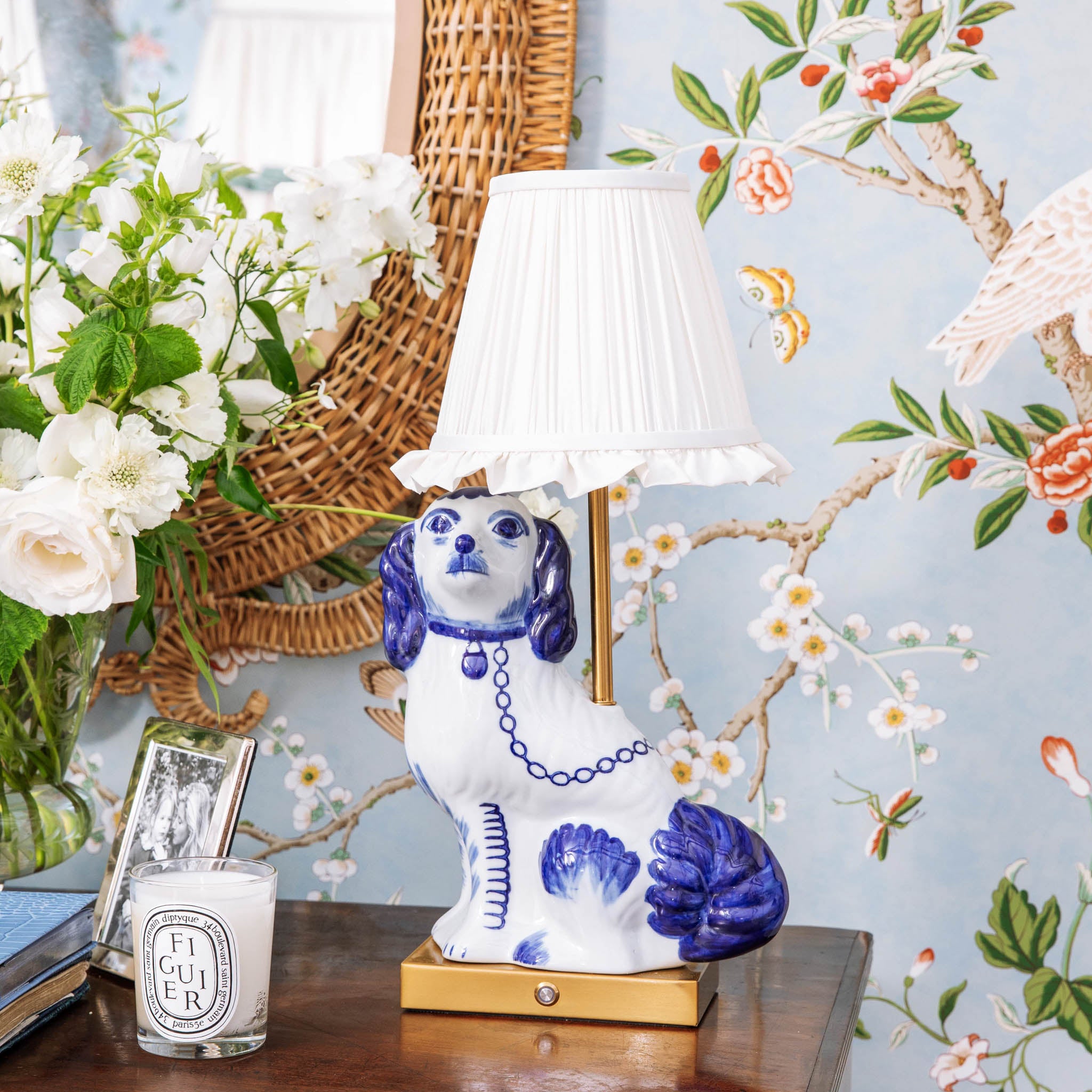 Cream Ruffle Lampshade (18cm)