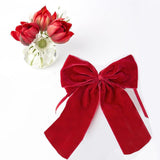 Large Ruby Red Velvet Bow - Mrs. Alice