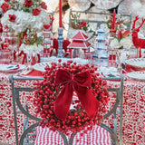 Large Ruby Red Velvet Bow - Mrs. Alice
