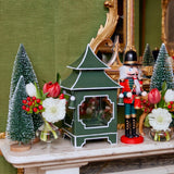 Large Snow Dusted Christmas Trees (Pair) - Mrs. Alice
