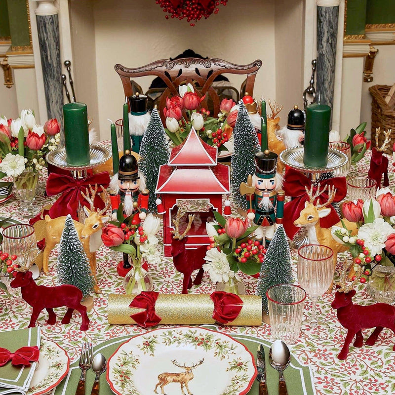 Large Snow Dusted Christmas Trees (Pair) - Mrs. Alice