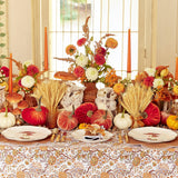 Embrace autumn hues with the Leaves of Autumn Tablecloth.