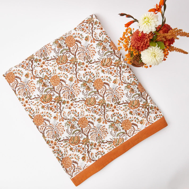 Autumn Leaves Tablecloth for seasonal table settings.