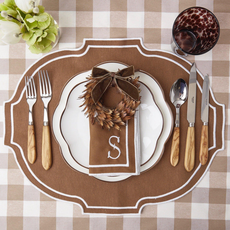 Liberty Chestnut Brown Napkins (Set of 4) - Mrs. Alice