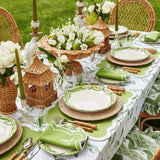 Lily of the Valley & Serena Green Applique Linen Set - Mrs. Alice