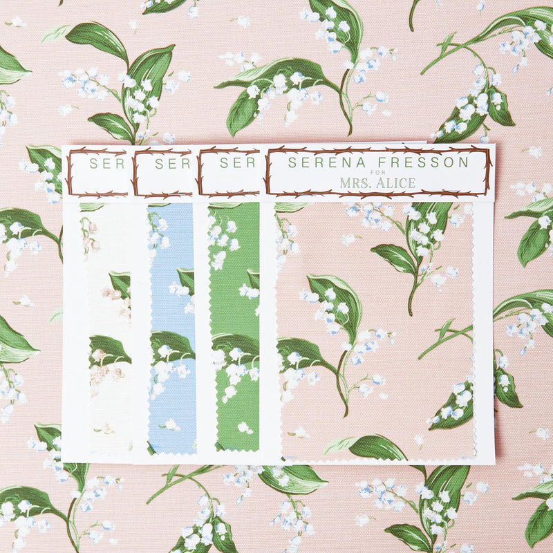 Lily of the Valley Fabric - Mrs. Alice