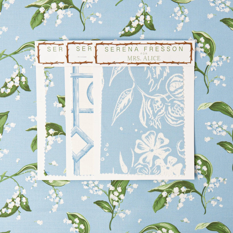 Lily of the Valley Fabric - Mrs. Alice
