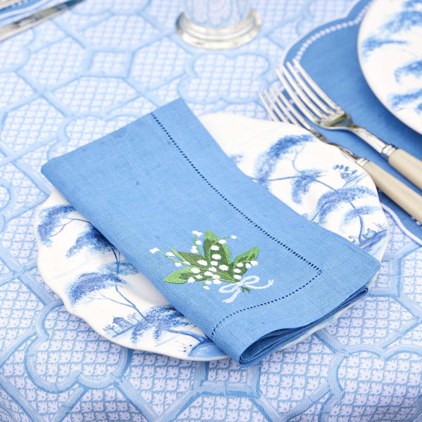 Lily Of The Valley Napkins (Set of 4) - Mrs. Alice