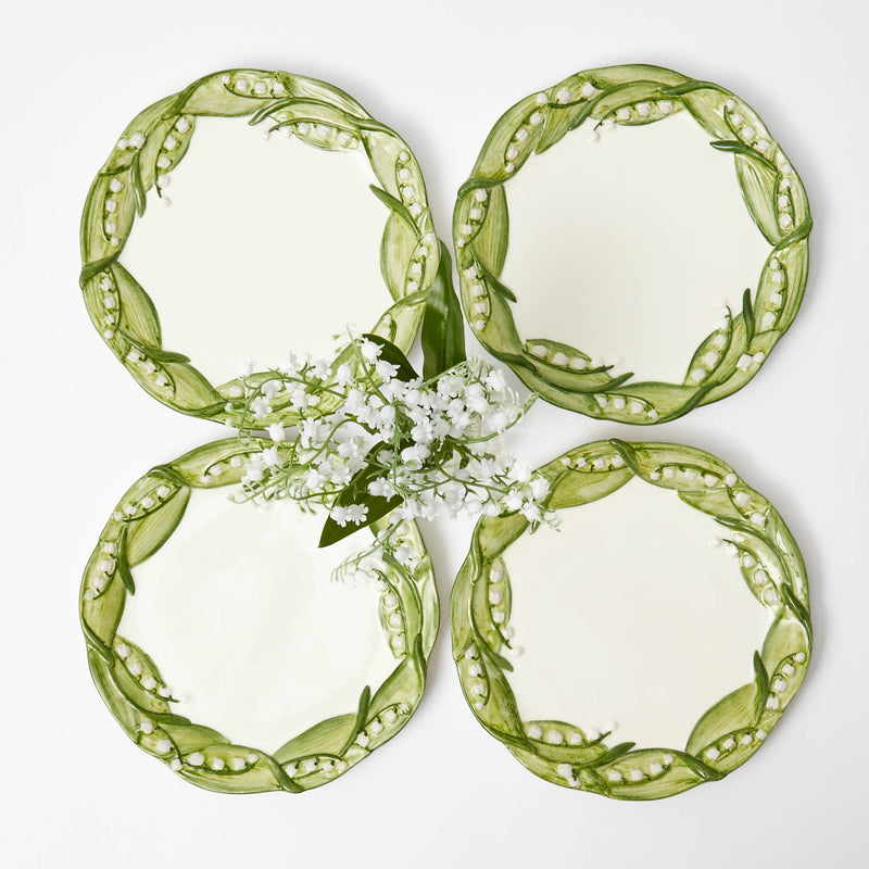 Lily of the Valley Starter Plates (Set of 4)