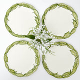 Lily of the Valley Dinner Plates (Set of 4)