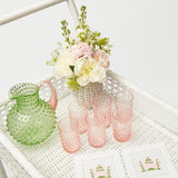 Lorenzo White Rattan Bar Cart - Mrs. Alice