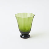 Make each sip a celebration of nature with our Set of 4 Moss Green Tulip Glasses.
