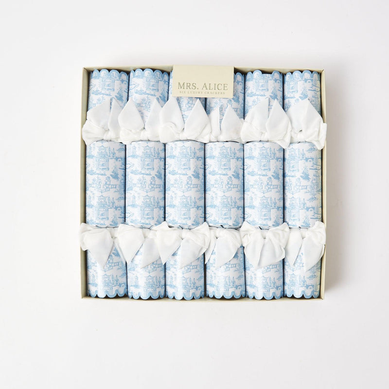 Mrs. Alice Chinoiserie Crackers (Box of 6) - Mrs. Alice