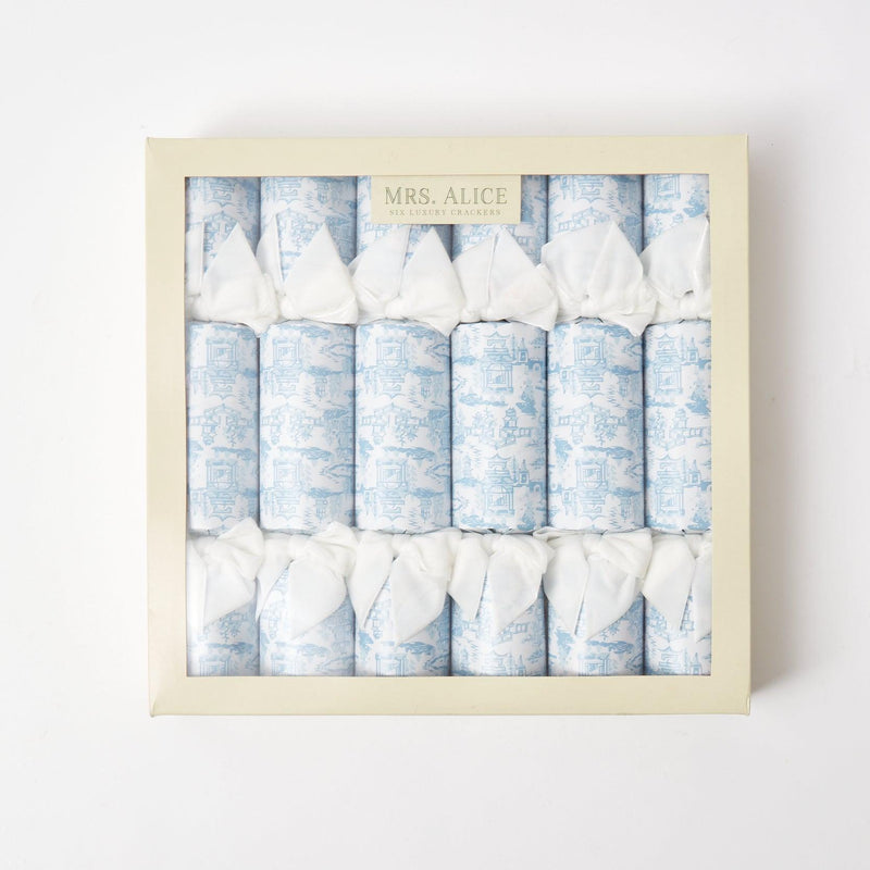 Mrs. Alice Chinoiserie Crackers (Box of 6) - Mrs. Alice