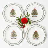 Mrs. Alice Christmas Tree Starter Plate (Set of 4) - Mrs. Alice