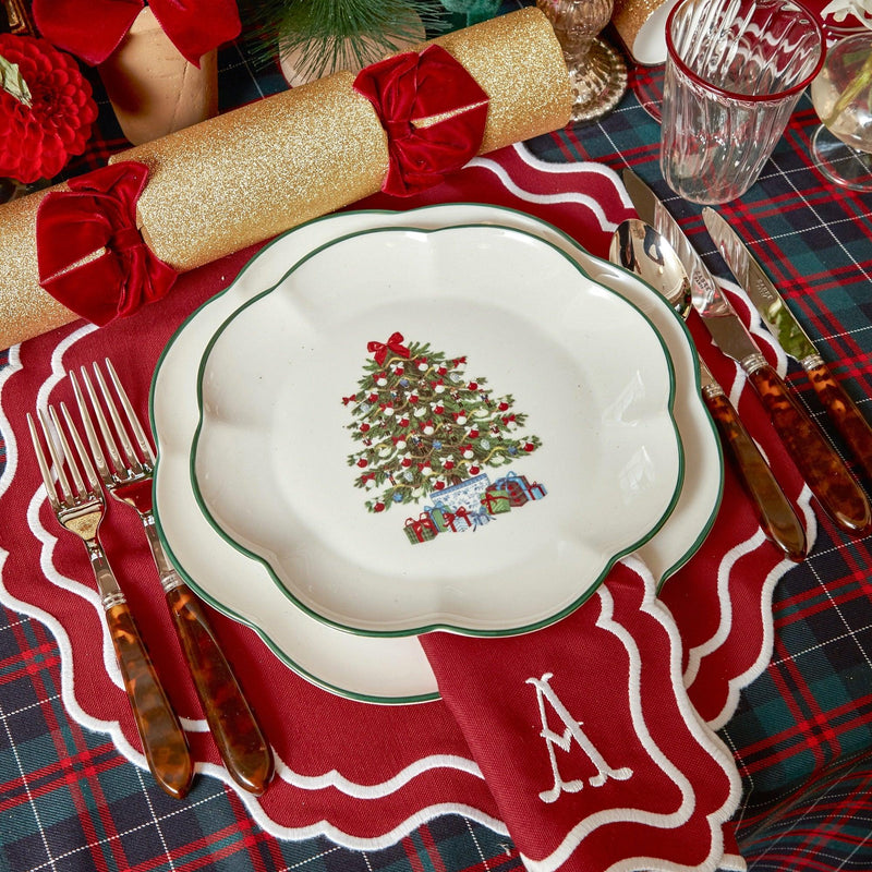 Mrs. Alice Christmas Tree Starter Plate (Set of 4) - Mrs. Alice