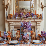 Gold accents: Mrs. Alice's Acorns for chic decor.